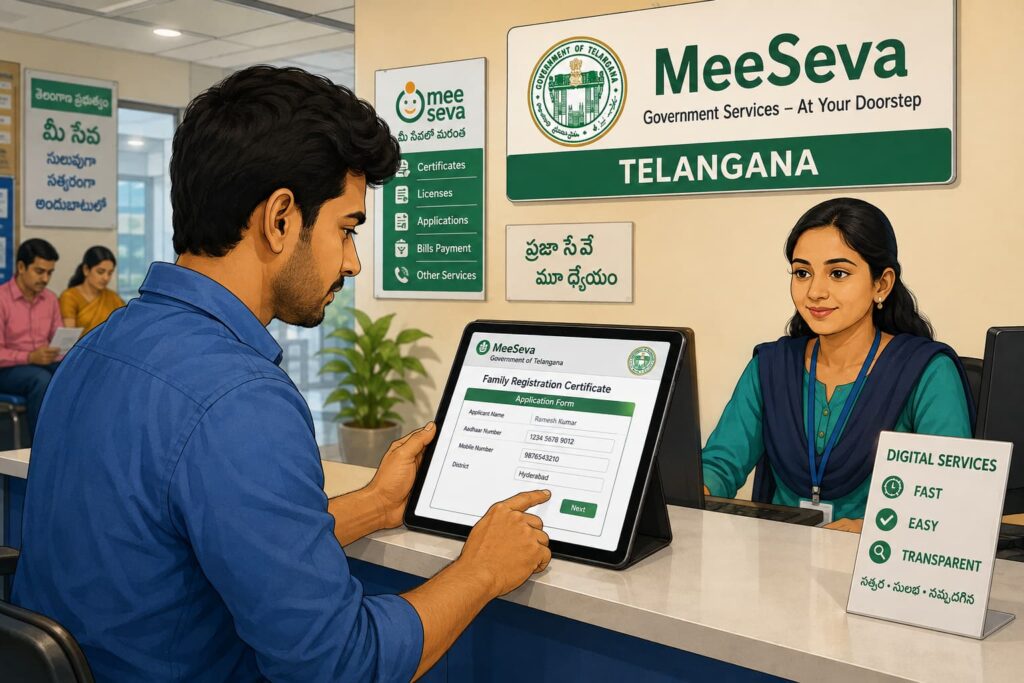 Telangana family registration 
